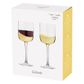 Asd Wave Wine Glasses Gold (set 2)