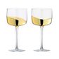 Asd Wave Gin Glasses Gold (set 2)