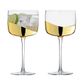 Asd Wave Gin Glasses Gold (set 2)