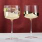 Asd Wave Gin Glasses Gold (set 2)