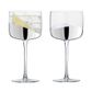 Asd Wave Gin Glasses Silver (set 2)
