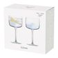 Asd Wave Gin Glasses Silver (set 2)