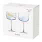 Asd Wave Gin Glasses Silver (set 2)