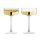 Wave Gold Champagne Saucer (set 2)