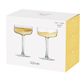 Wave Gold Champagne Saucer (set 2)