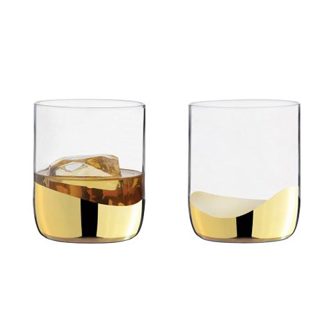 Asd Wave Gold Dof Tumblers (set 2)