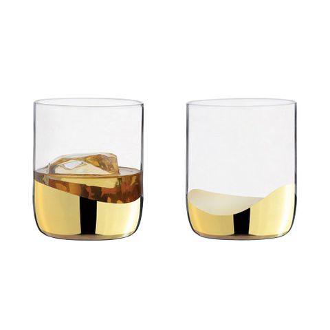 Asd Wave Gold Dof Tumblers (set 2)