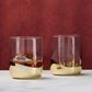 Asd Wave Gold Dof Tumblers (set 2)