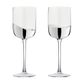 Asd Wave Wine Glasses Silver (set 2)