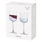 Asd Wave Wine Glasses Silver (set 2)
