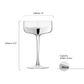 Wave Silver Champagne Saucer (set 2)