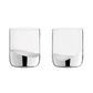 Asd Wave Dof Tumblers Silver (set 2)