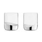 Asd Wave Dof Tumblers Silver (set 2)
