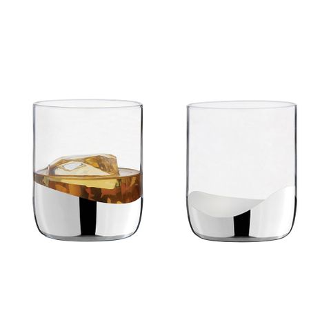 Asd Wave Dof Tumblers Silver (set 2)