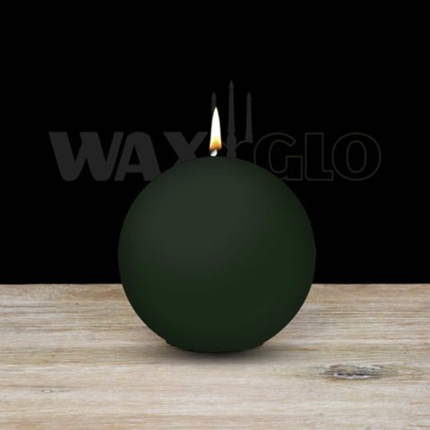 80mm Dia Ball Candle - Green