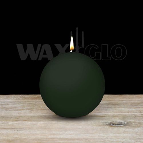 80mm Dia Ball Candle - Green