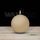 80mm Dia Ball Candle - Sand