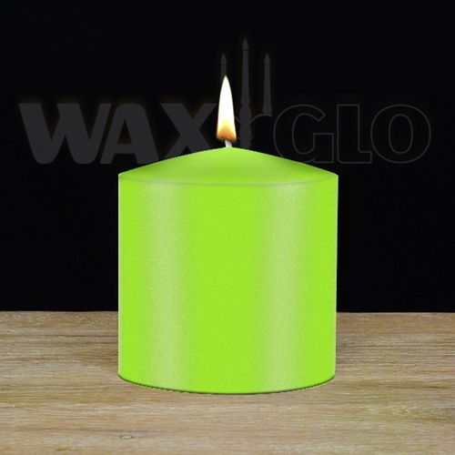 75x75mm Unwrapped Cylinder - Hot Lime