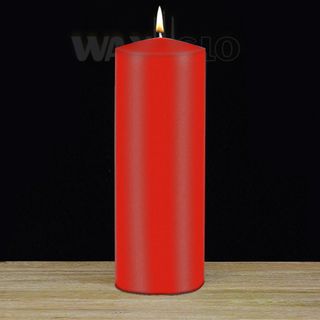 75x225mm Unwrapped Cylinder - Red
