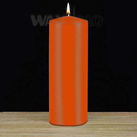 75x225mm Unwrapped Cylinder - Orange