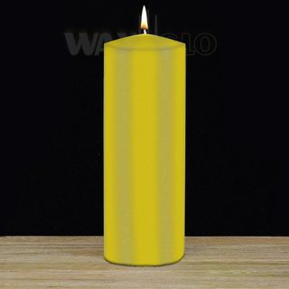 75x225mm Unwrapped Cylinder - Yellow