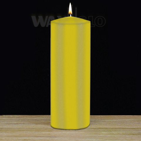 75x225mm Unwrapped Cylinder - Yellow