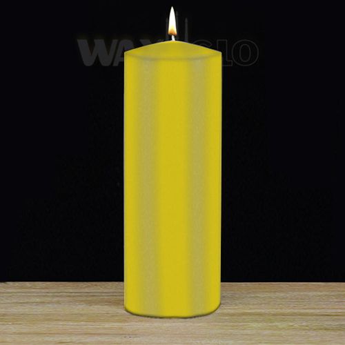 75x225mm Unwrapped Cylinder - Yellow