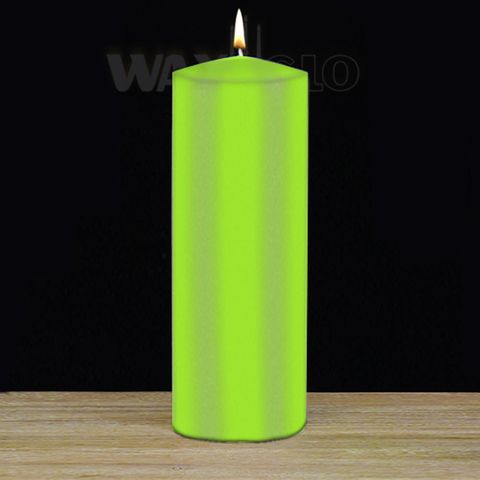 75x225mm Unwrapped Cylinder - Hot Lime