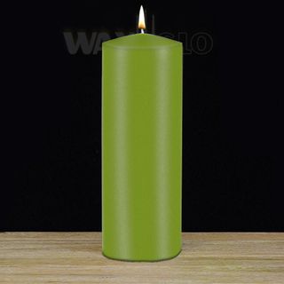 75x225mm Unwrapped Cylinder - Lime Green