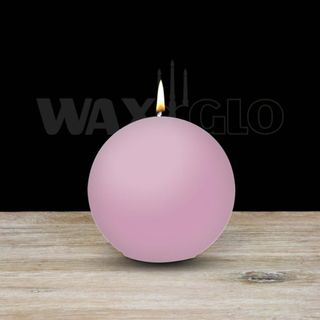 80mm Dia Ball Candle - Pink
