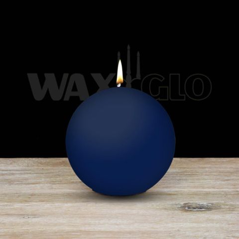 80mm Dia Ball Candle - Navy