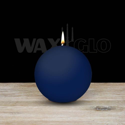 80mm Dia Ball Candle - Navy