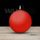 100mm Dia Ball Candle - Red