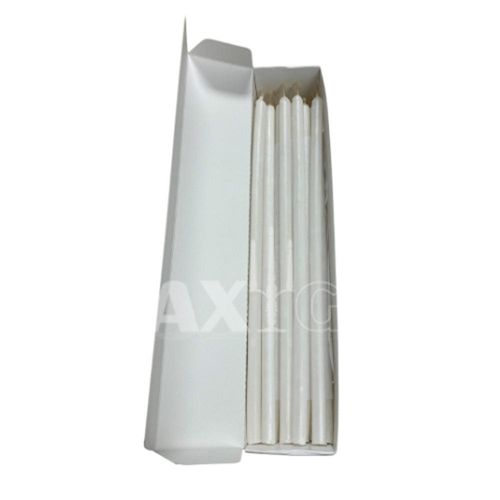 9x260mm Thin Taper Candle - Rose (box Of