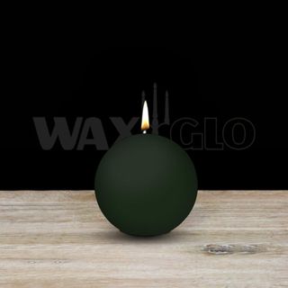 60mm Dia Ball Candle - Green