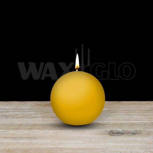 60mm Dia Ball Candle - Papaya
