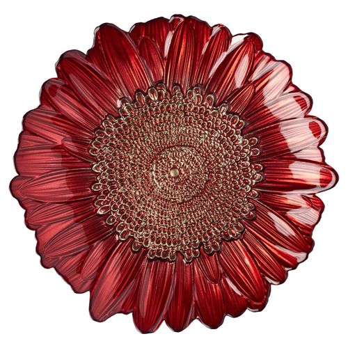 Asd Red Sunflower Bowl