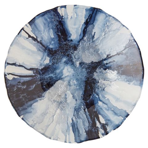 Drh Abstract Blue Bowl
