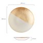Drh White And Gold Fusion Bowl
