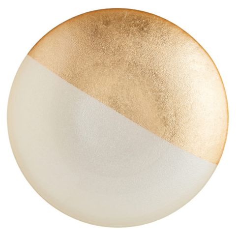Drh White And Gold Fusion Bowl