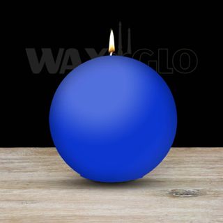 100mm Dia Ball Candle - Blue