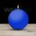 100mm Dia Ball Candle - Blue