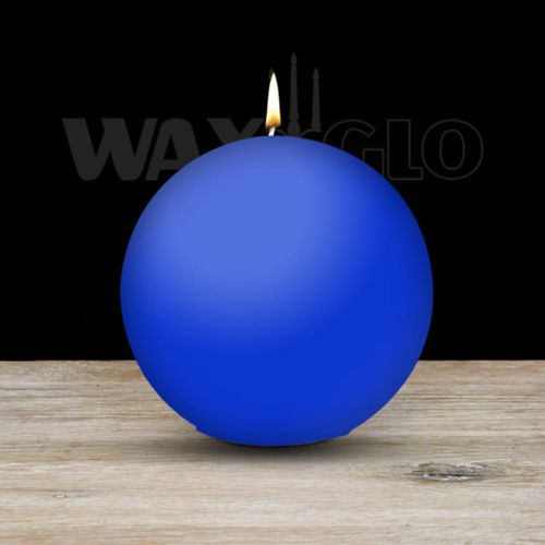 100mm Dia Ball Candle - Blue