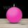 100mm Dia Ball Candle - Hot Pink