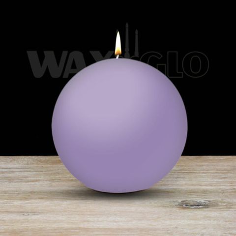 100mm Dia Ball Candle - Lavender