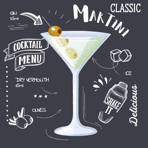 Cocktail - Martini Black