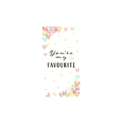 Guest Towel - Hearts Favourite