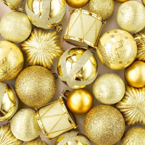 Luncheon - Gold Baubles