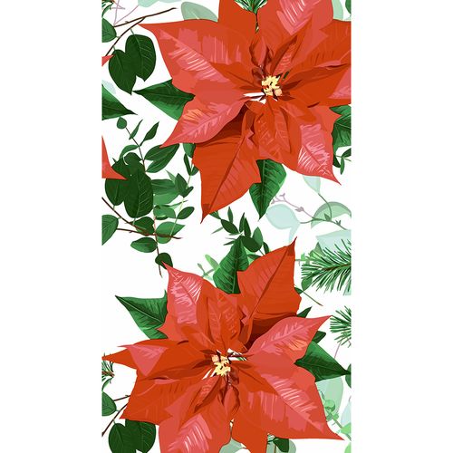 Guest Towel - Floral Christmas