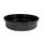 Round Bar Tray Black Aluminium 240x50mm